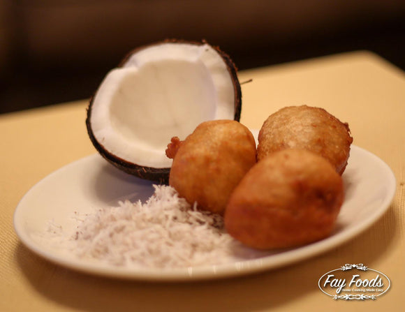 Puff Puff with Fresh Coconut